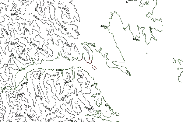 Piatra Neamt neighbourhood contours
