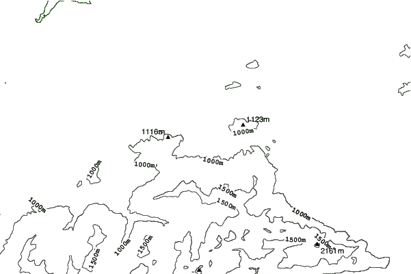 Rüschegg / Eywald neighbourhood contours