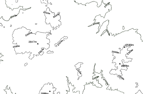Sarıkamış neighbourhood contours