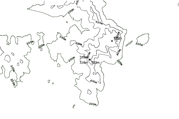 Seefin (Monavullagh) neighbourhood contours