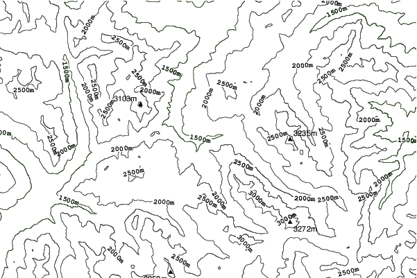 Sestrière (Vialattea) neighbourhood contours