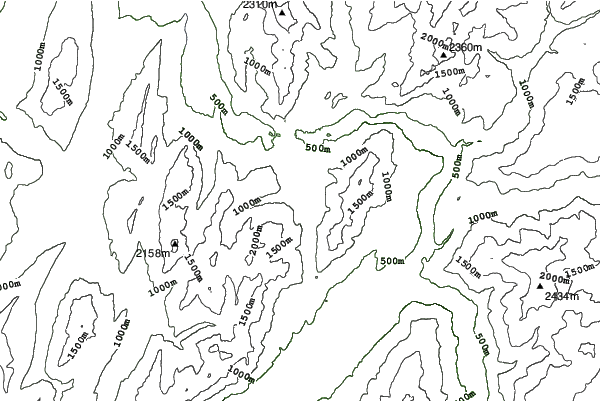 Seythenex neighbourhood contours