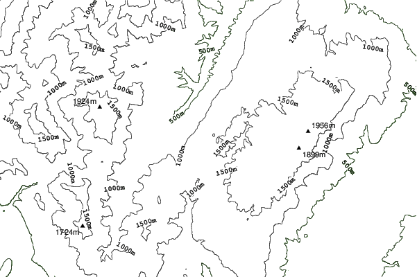 Snow Park neighbourhood contours