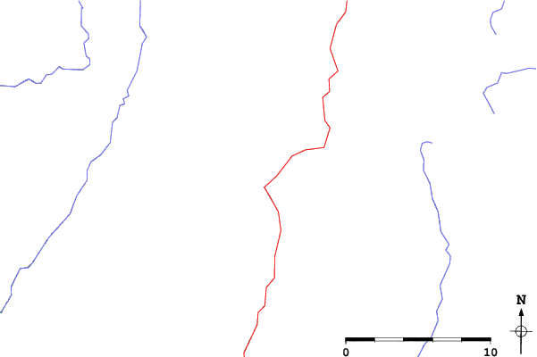 Roads and rivers close to St. Georgen am Walde/Schorschi-Lifte