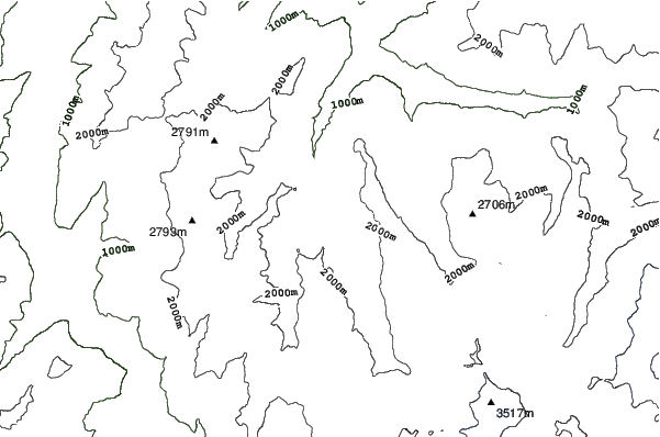 St Martin de Belleville neighbourhood contours