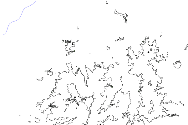 Tajima Bokujo Koen neighbourhood contours