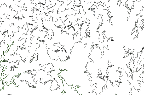 Takasu Snow Park neighbourhood contours