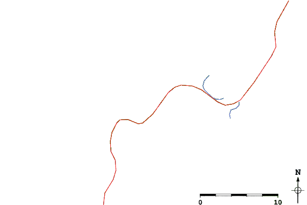 Roads and rivers close to The Homestead