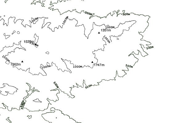 Trije Kralji - Jakec neighbourhood contours
