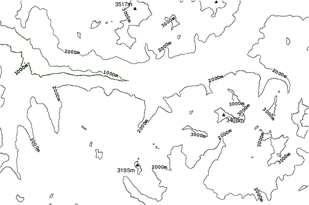 Valfrejus neighbourhood contours