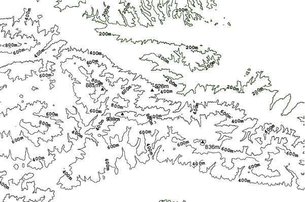 Velika neighbourhood contours