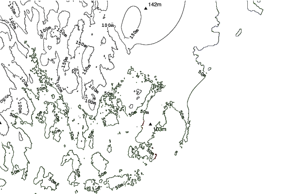 Yawgoo Valley neighbourhood contours
