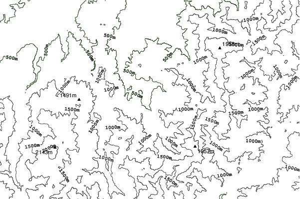 Yuzawa Nakazato neighbourhood contours