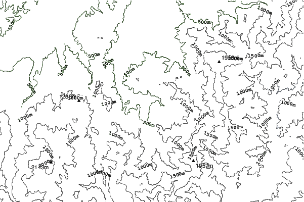 Yuzawa Park neighbourhood contours